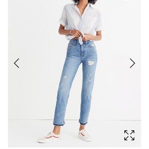 Madewell Classic Straight Jean 27 Like New